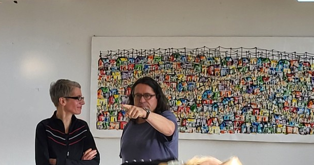 Christine Kappe moderiert Marco Sagurna