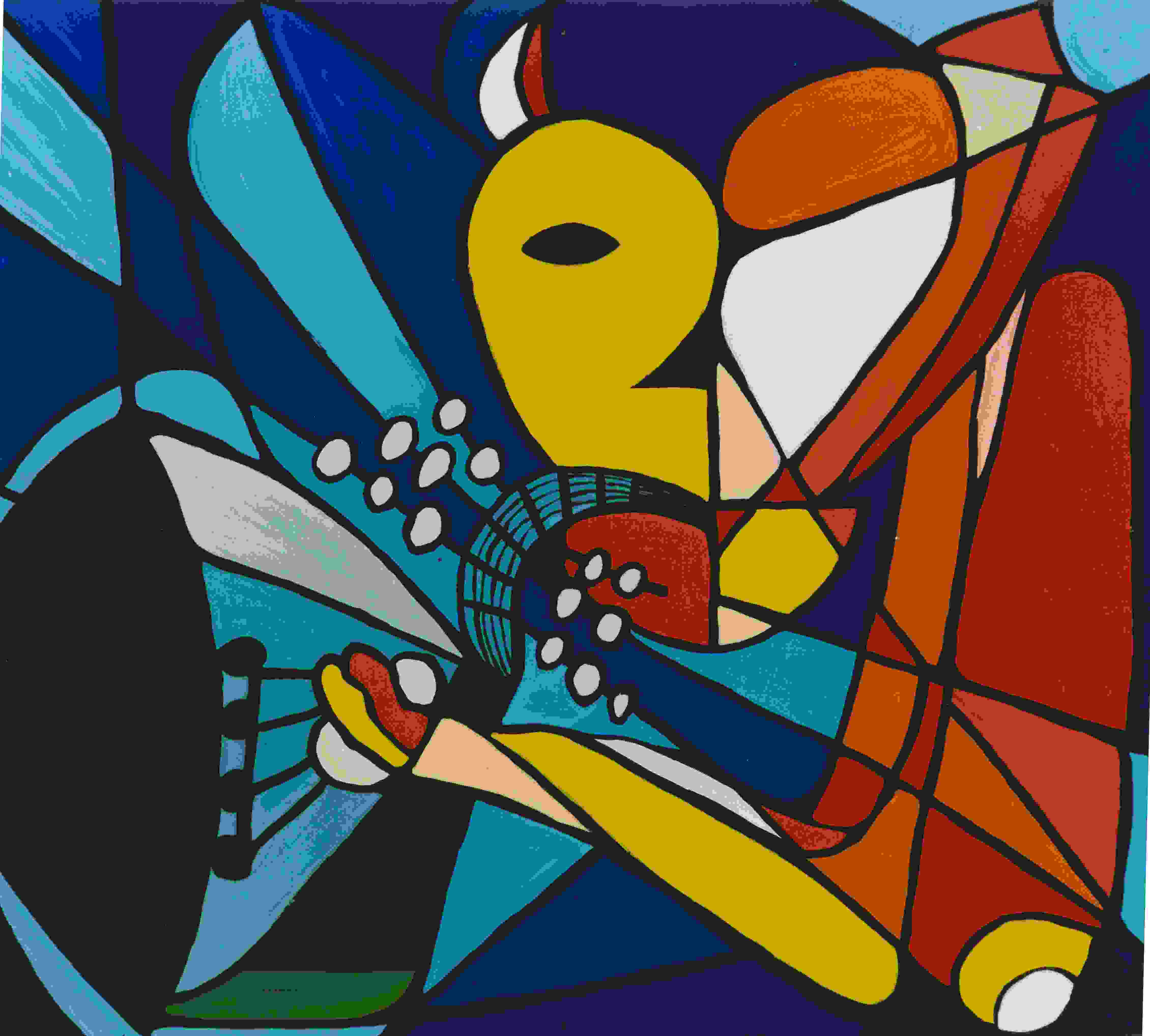 Bild “Gitarrensaxophon”